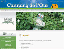 Tablet Screenshot of camping-our-vianden.lu